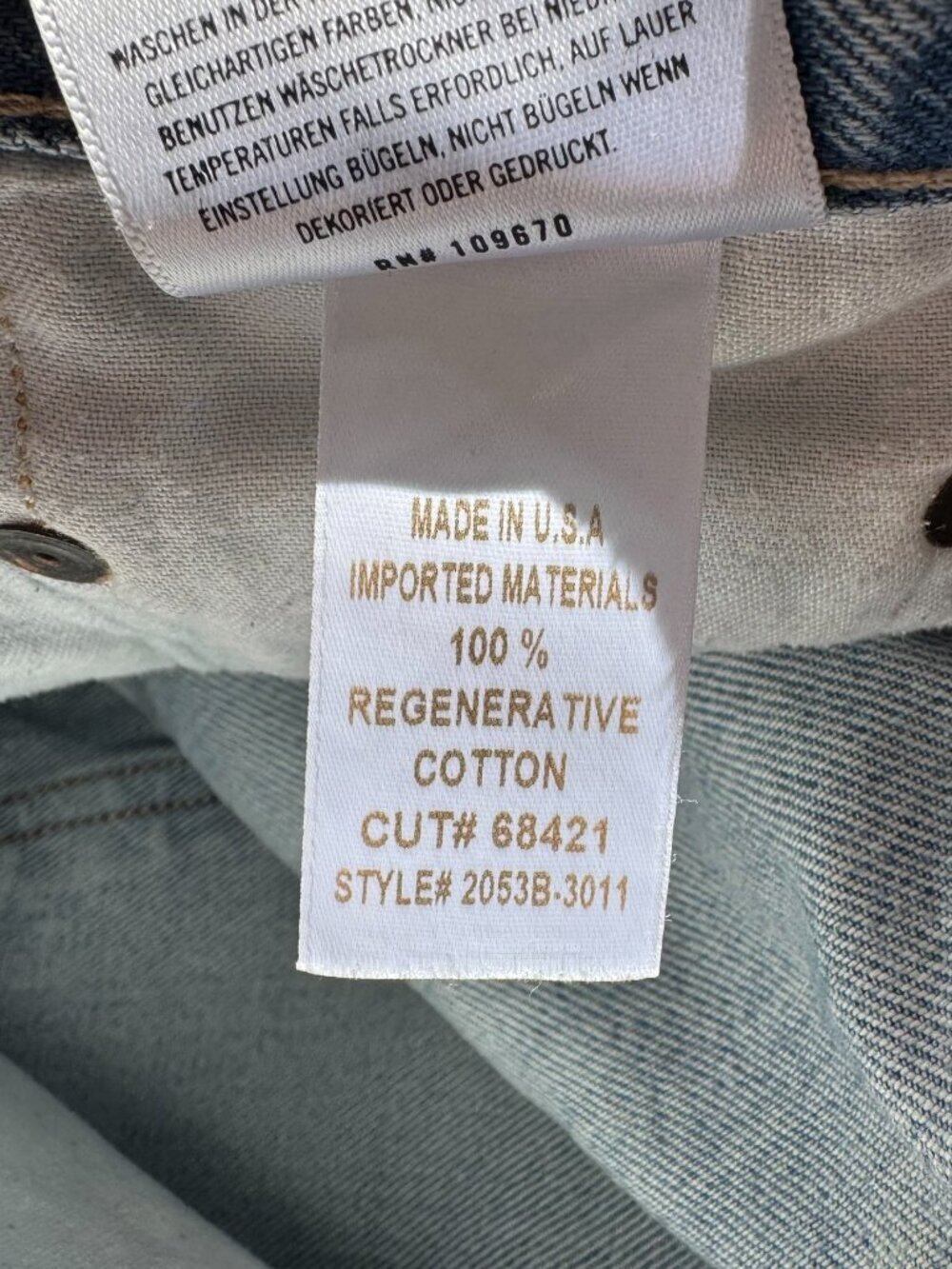 Citizens of Humanity Ayla Baggy Cuffed Crop Wide Leg Jeans Gemini Light Blue 28 - Picture 10 of 14